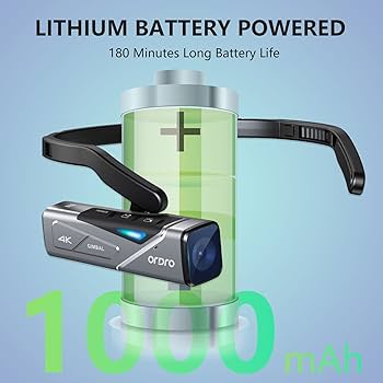 Amazon.com : ORDRO EP7 4K Video Camera, Head Mounted Camera